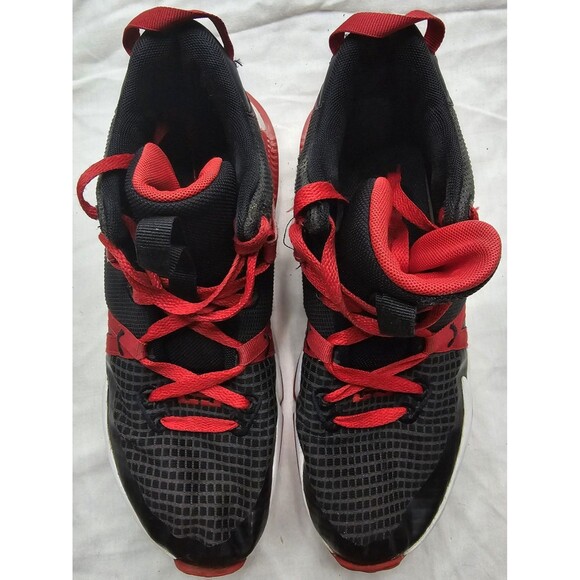 Nike LeBron Witness 8y Bred Black Red Athletic Basketball Shoes Sneakers New - Picture 6 of 6